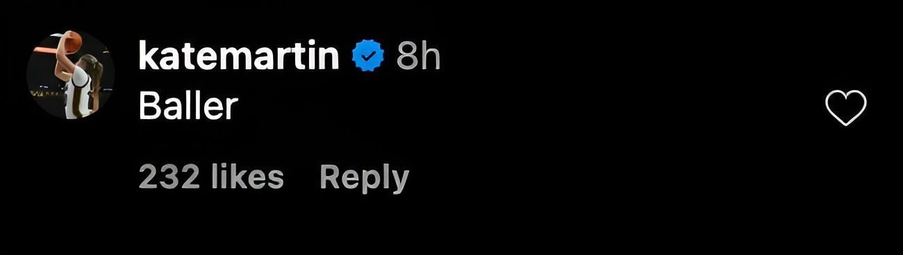 Martin&#039;s IG comment
