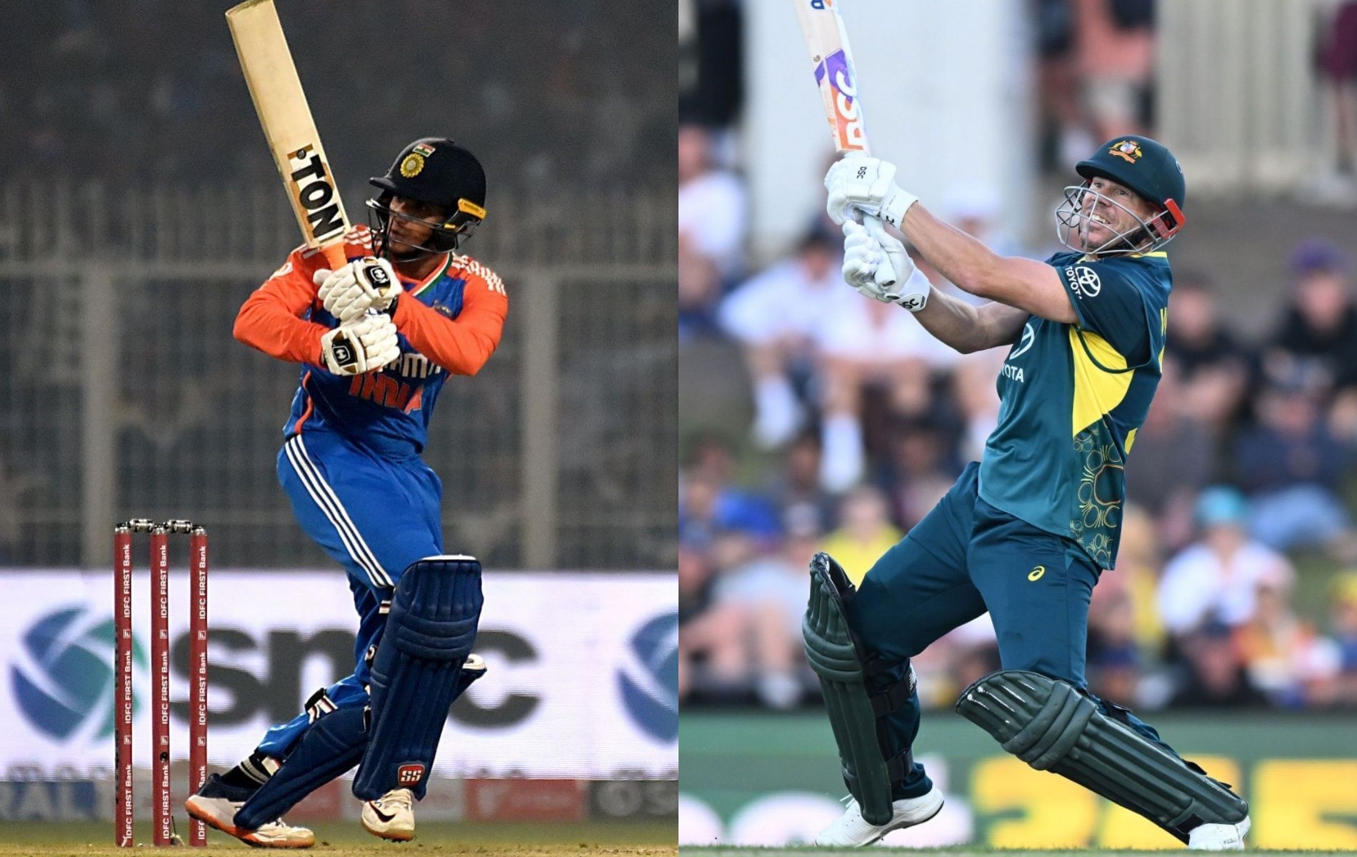 Abhishek Sharma, David Warner