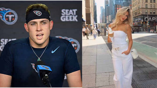 Titans TE Gunnar Helm hard launches new gf Erin Schassler on Instagram after impressive preseason games performance
