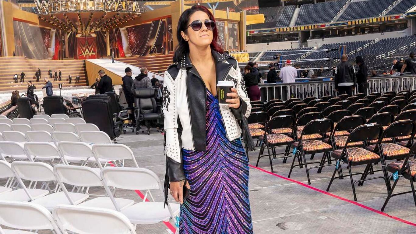 Bayley during Wrestlemania 2023 preparations [ Image from WWE.com ] 