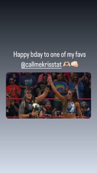 Baker's story from Instagram.