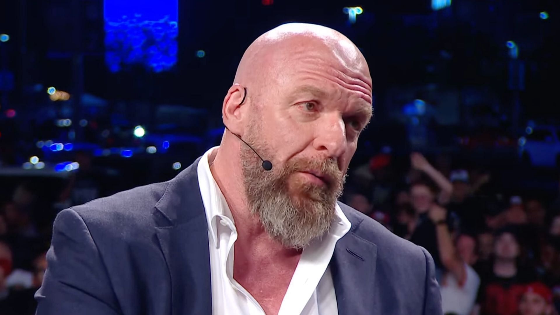 Triple H appeared on the SummerSlam post show [Image: WWE on YouTube]