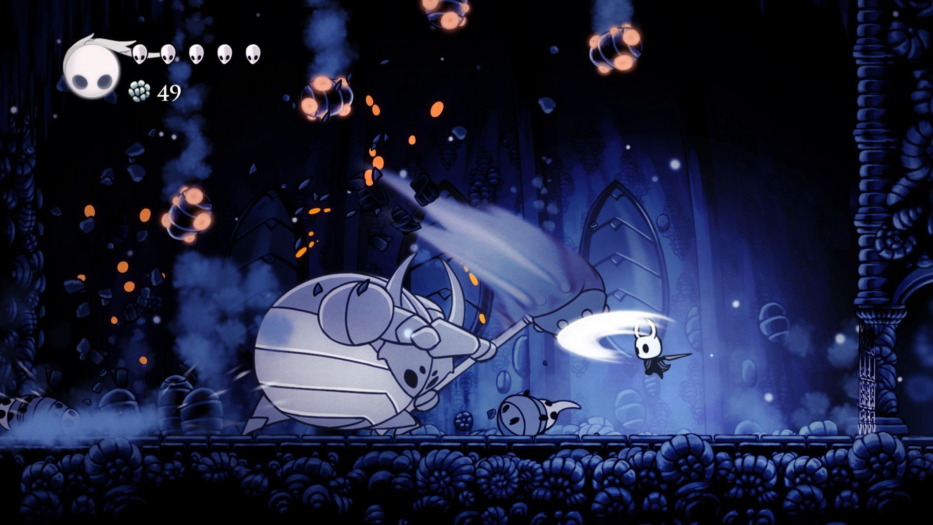 Hollow Knight players diving in en masse for one more time before Silksong release date.