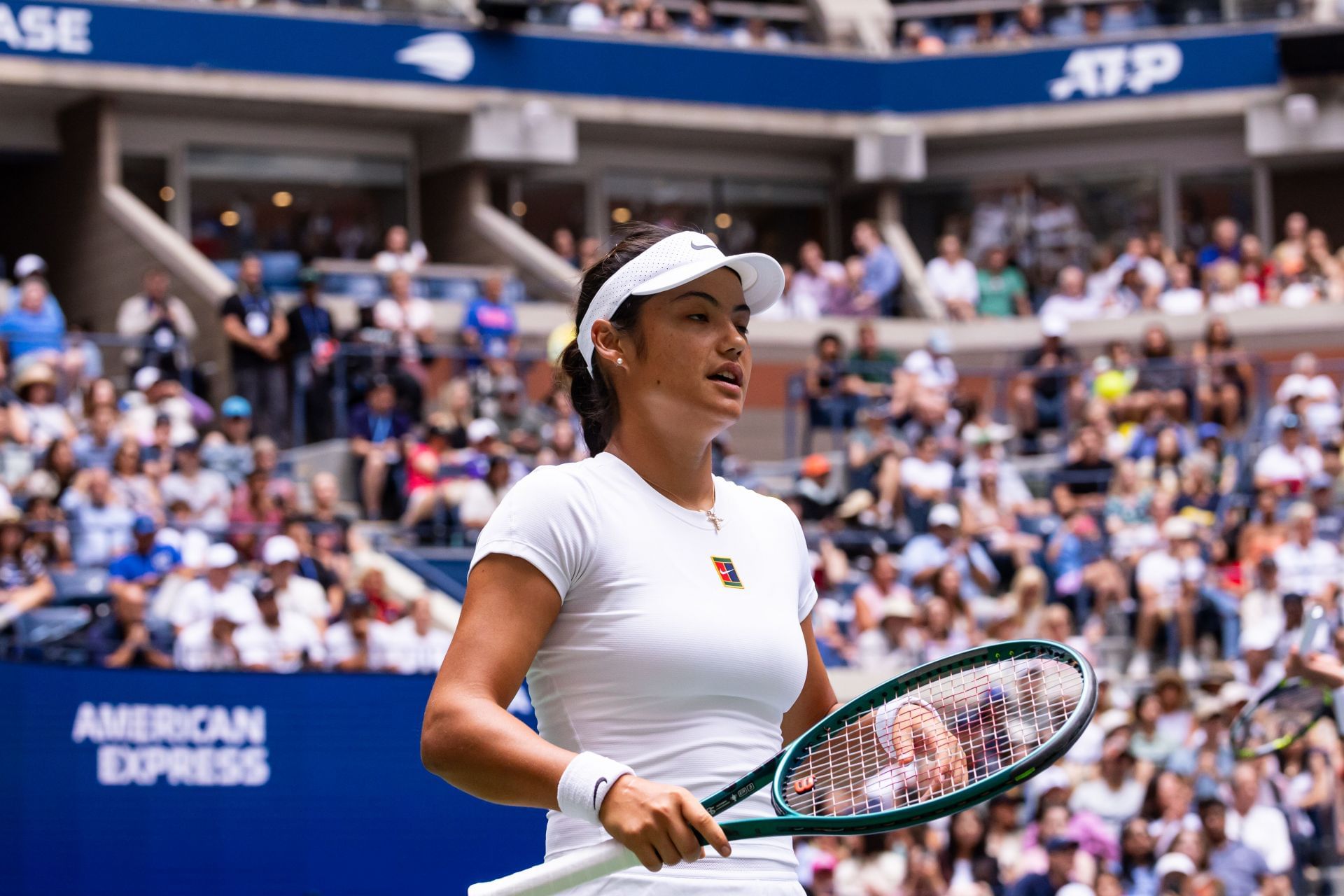 Emma Raducanu at the 2025 US Open - Source: Getty
