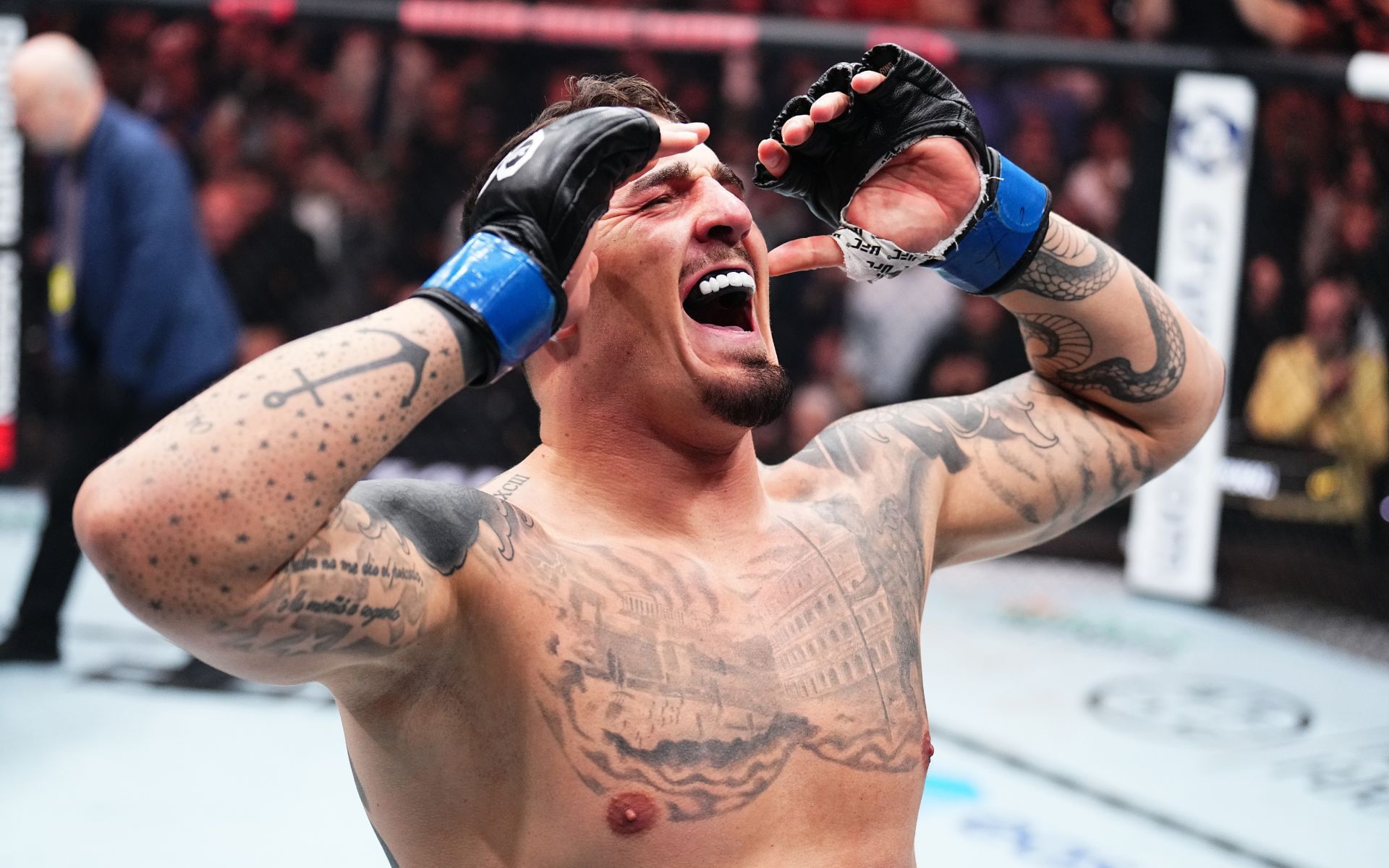 Tom Aspinall (pictured) is set to fight at UFC 321. [Image courtesy: Getty Images]