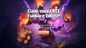 How to get Clash Royale Furnace Emote code