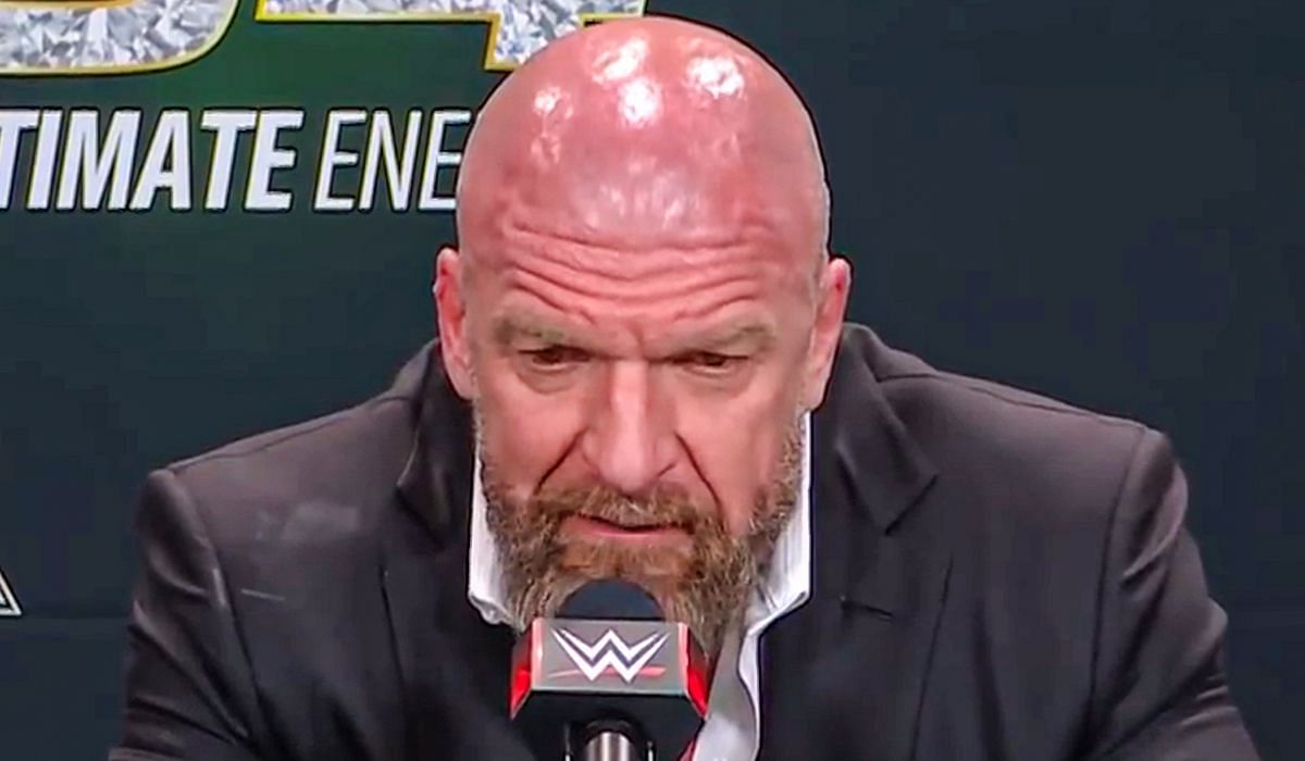 Triple H could be forced to pull a title change at SummerSlam. [Image credits: WWE on YouTube]