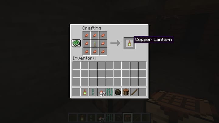 All new crafting recipes in Minecraft The Copper Age update