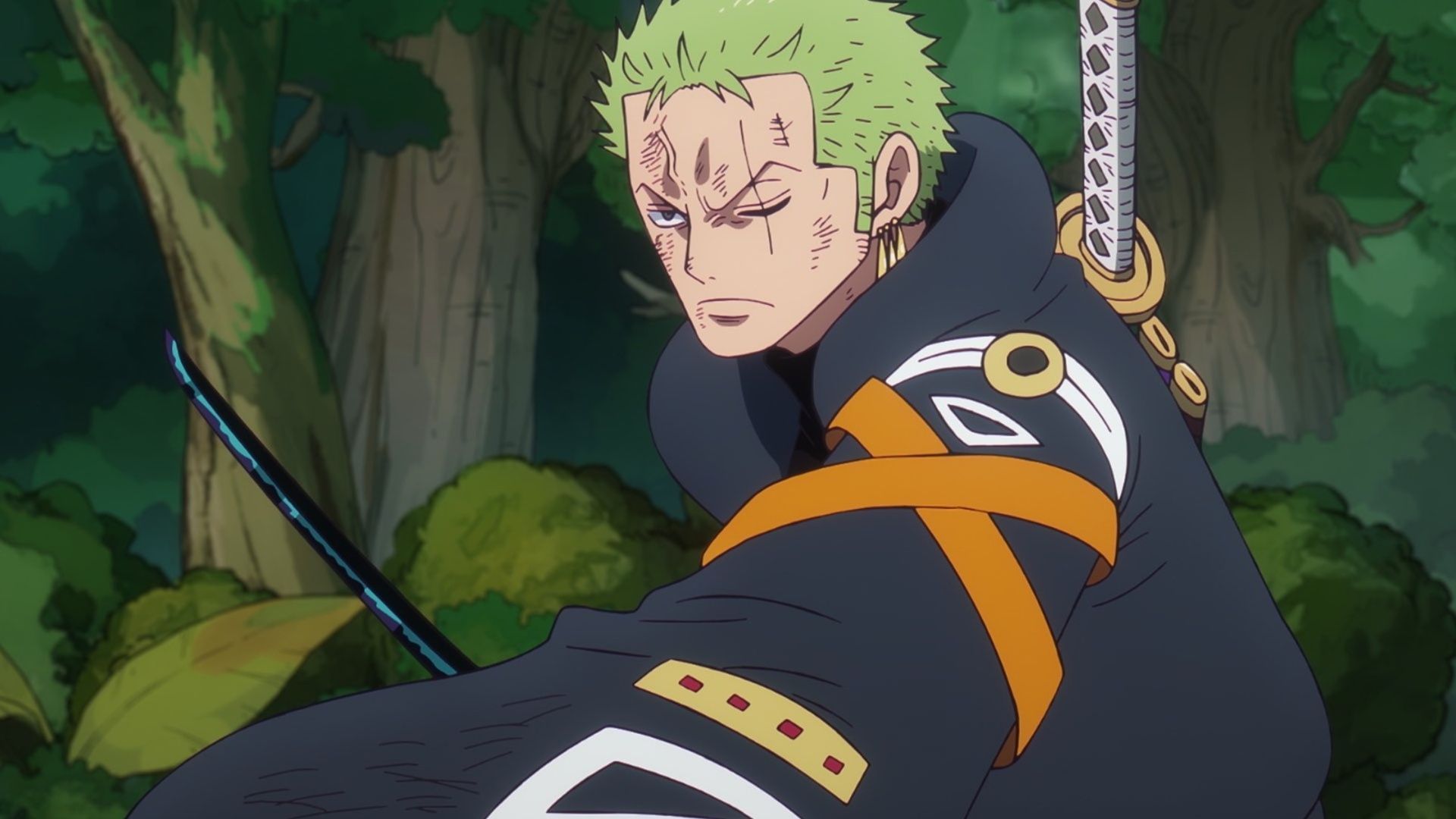 Zoro, as seen in One Piece episode 1139 (Image via Toei Animation)