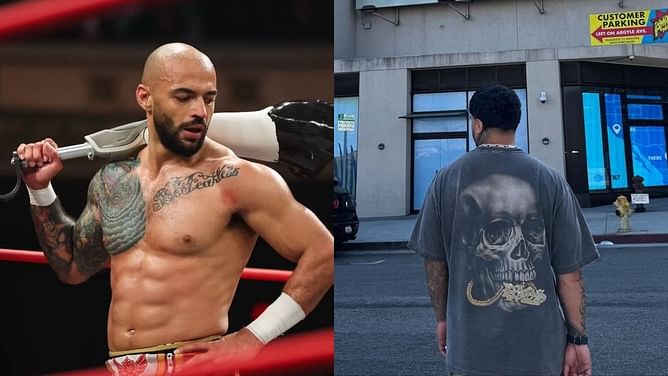 Breaking: Ricochet attacks real-life Bloodline member outside AEW; helps WWE legend become new champion