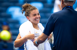 Coco Gauff's Cincinnati Open opponent Jasmine Paolini unsure about beating American even if she gets help from Emma Navarro's tournament owner dad Ben