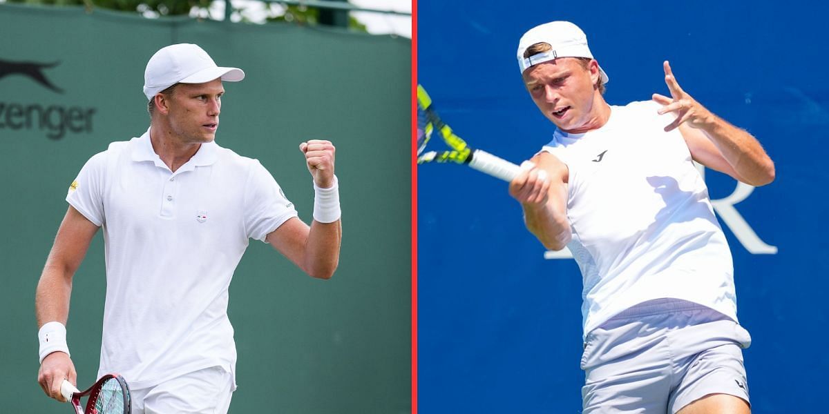 Jenson Brooksby (L) and Alexandre Muller (R) (Image Source: Getty)