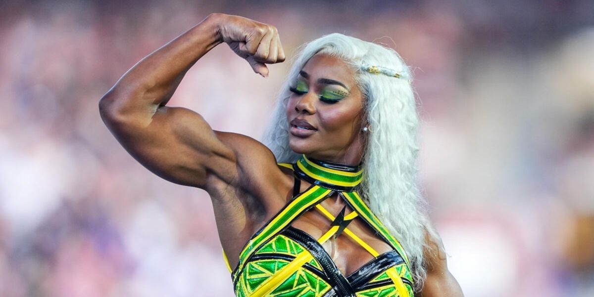 Jade Cargill at SummerSlam. [Image credits: wwe.com]