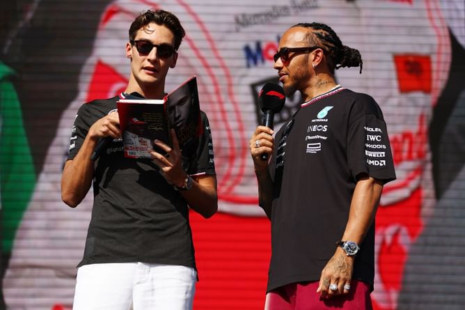 When a 13 year old George Russell picked Lewis Hamilton as the person he would like to have dinner with