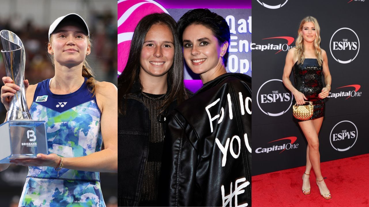 Elena Rybakina, Daria Kasatkina &amp; fiancee Natalia, Eugenie Bouchard &amp; other WTA stars turn heads at 