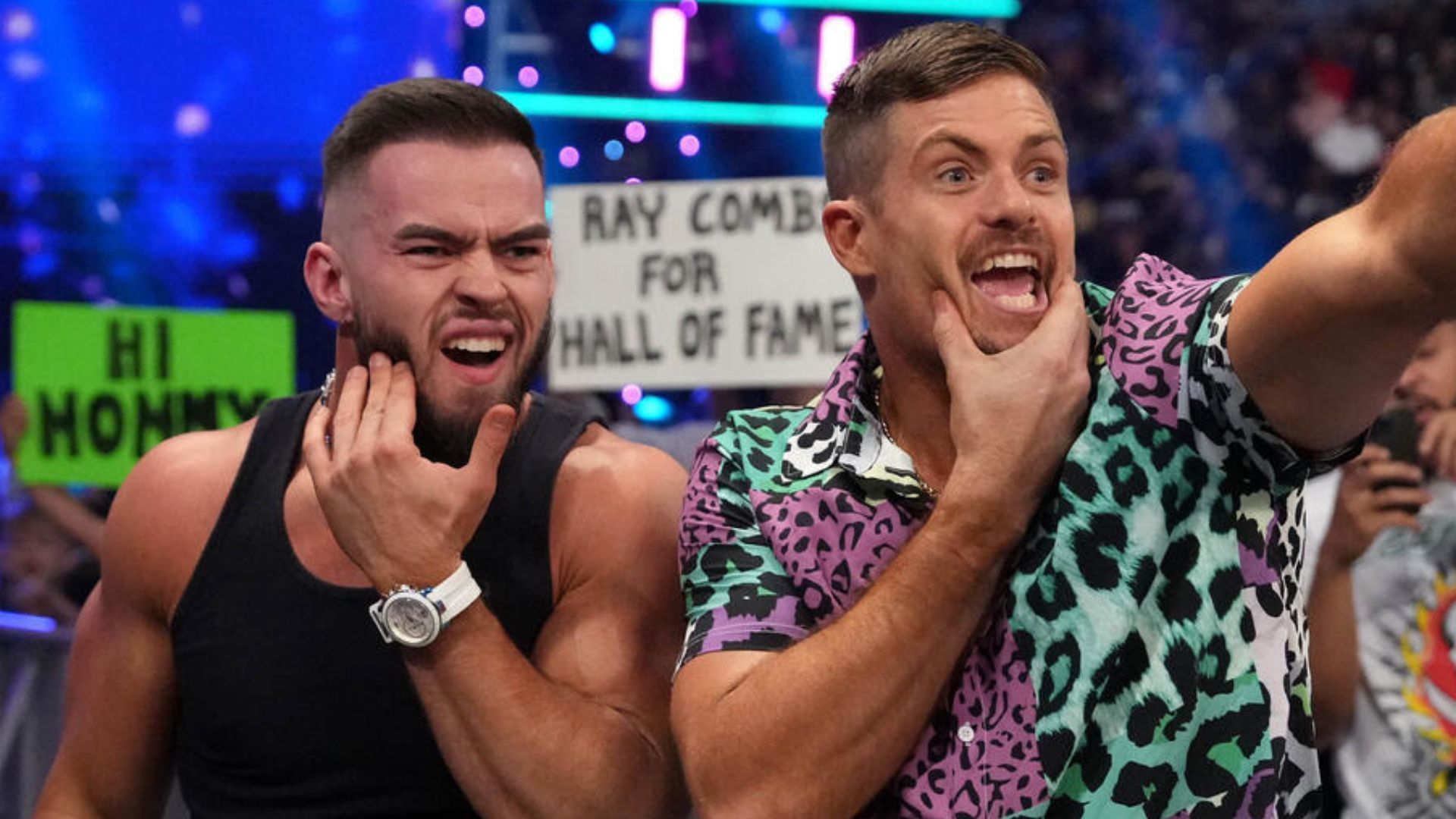 Austin Theory and Grayson Waller on SmackDown! [Image credit: WWE.com]