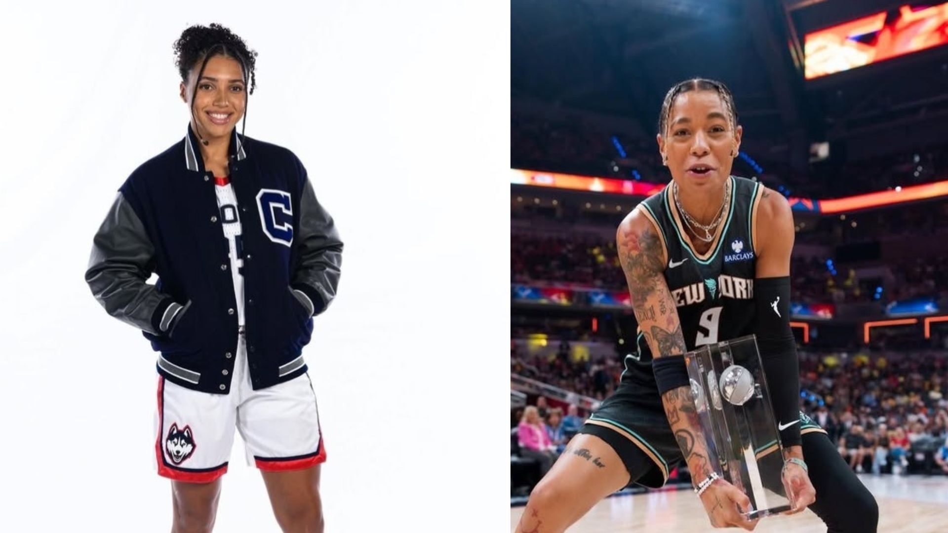 UConn star Azzi Fudd and New York Liberty