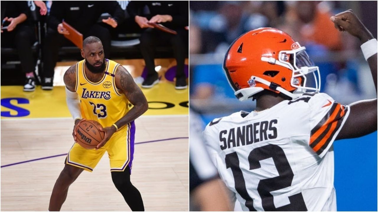 Shedeur Sanders and LeBron James (Credits: SK inbuilt library)