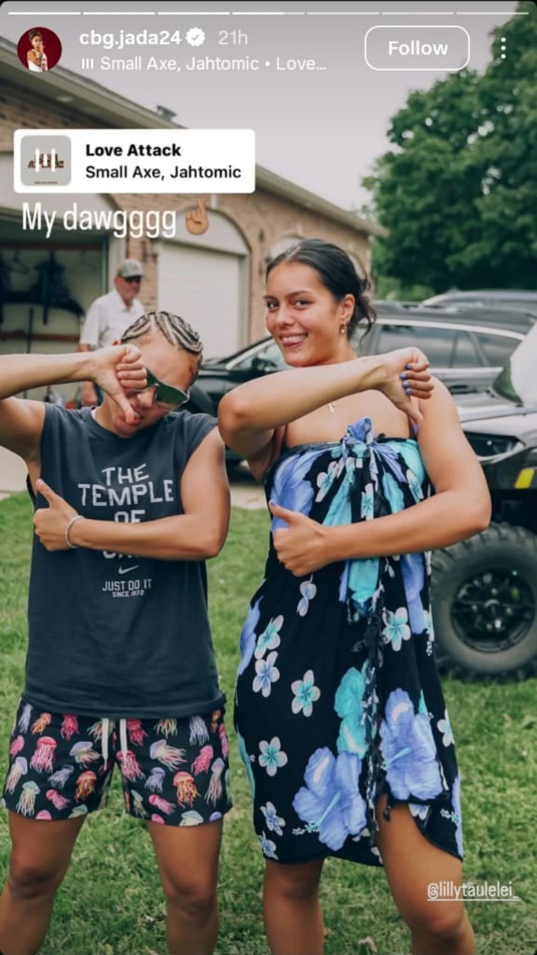 Jada Williams via Instagram Stories