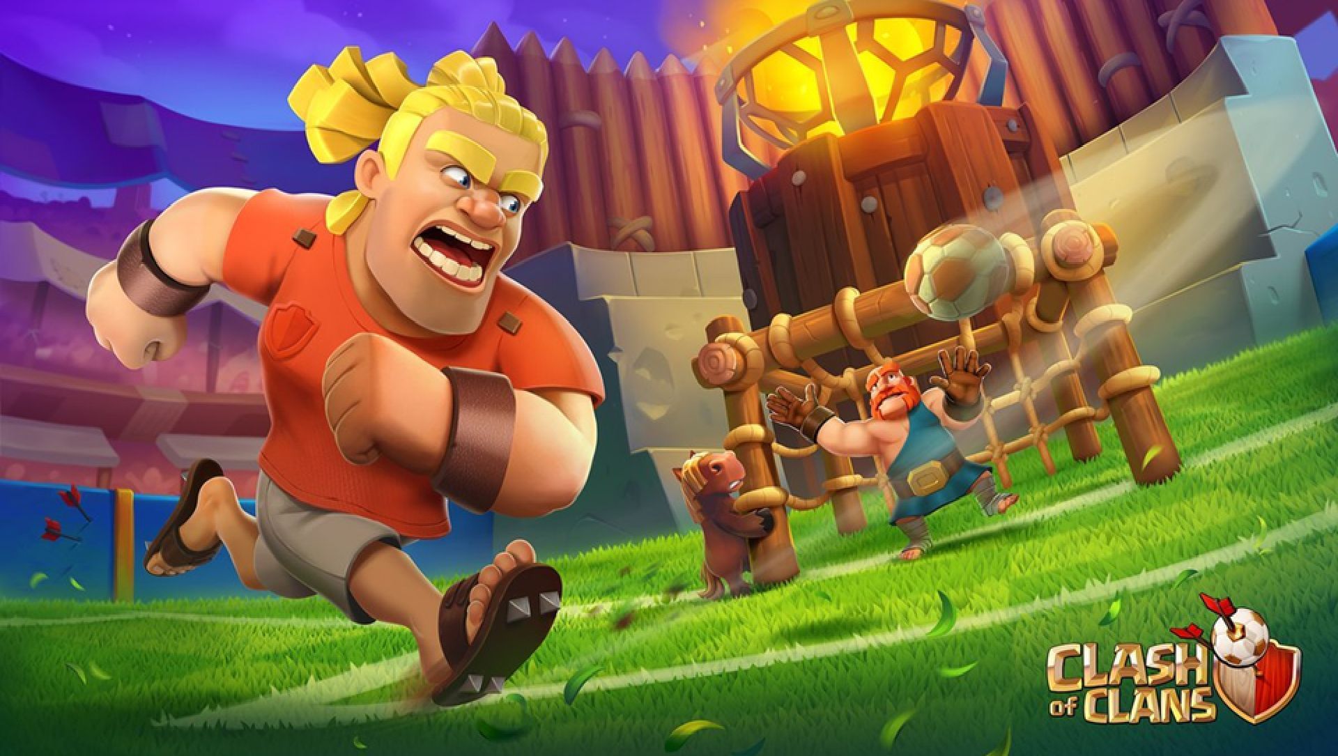 Barbarian Kicker is returning in COC and his freekicks can snipeout buildings (Image via Supercell)