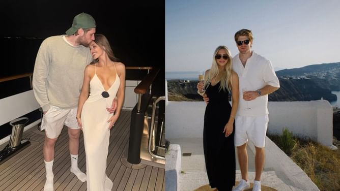 "Crying all over again": Leon Draisaitl's wife Celeste gushes over ex-Oiler Warren Foegele & his now-wife Alexandra's wedding pics