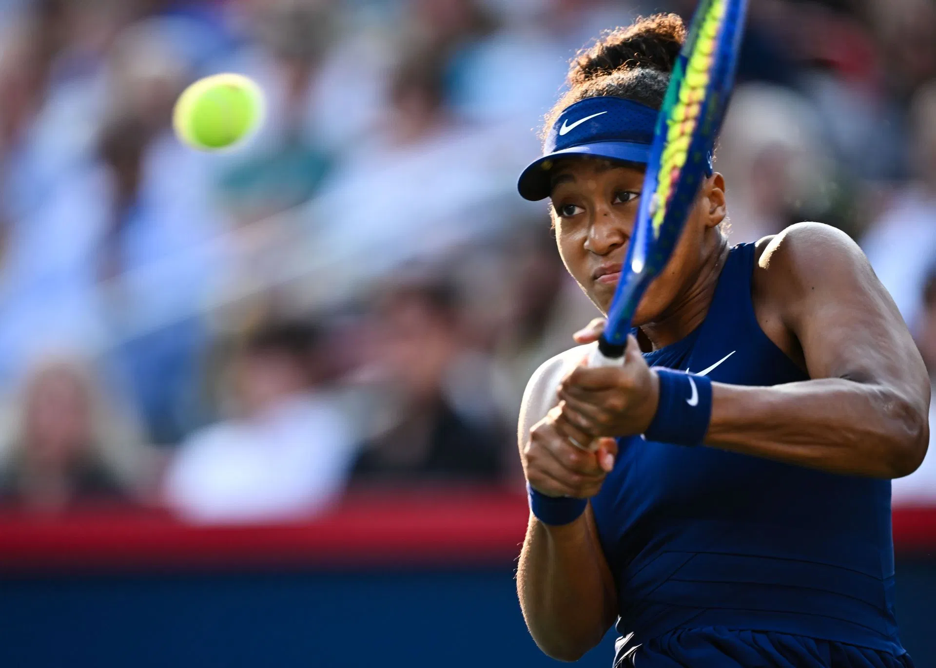 Osaka in action at the WTA 1000 National Bank Open (Image Source: Getty)