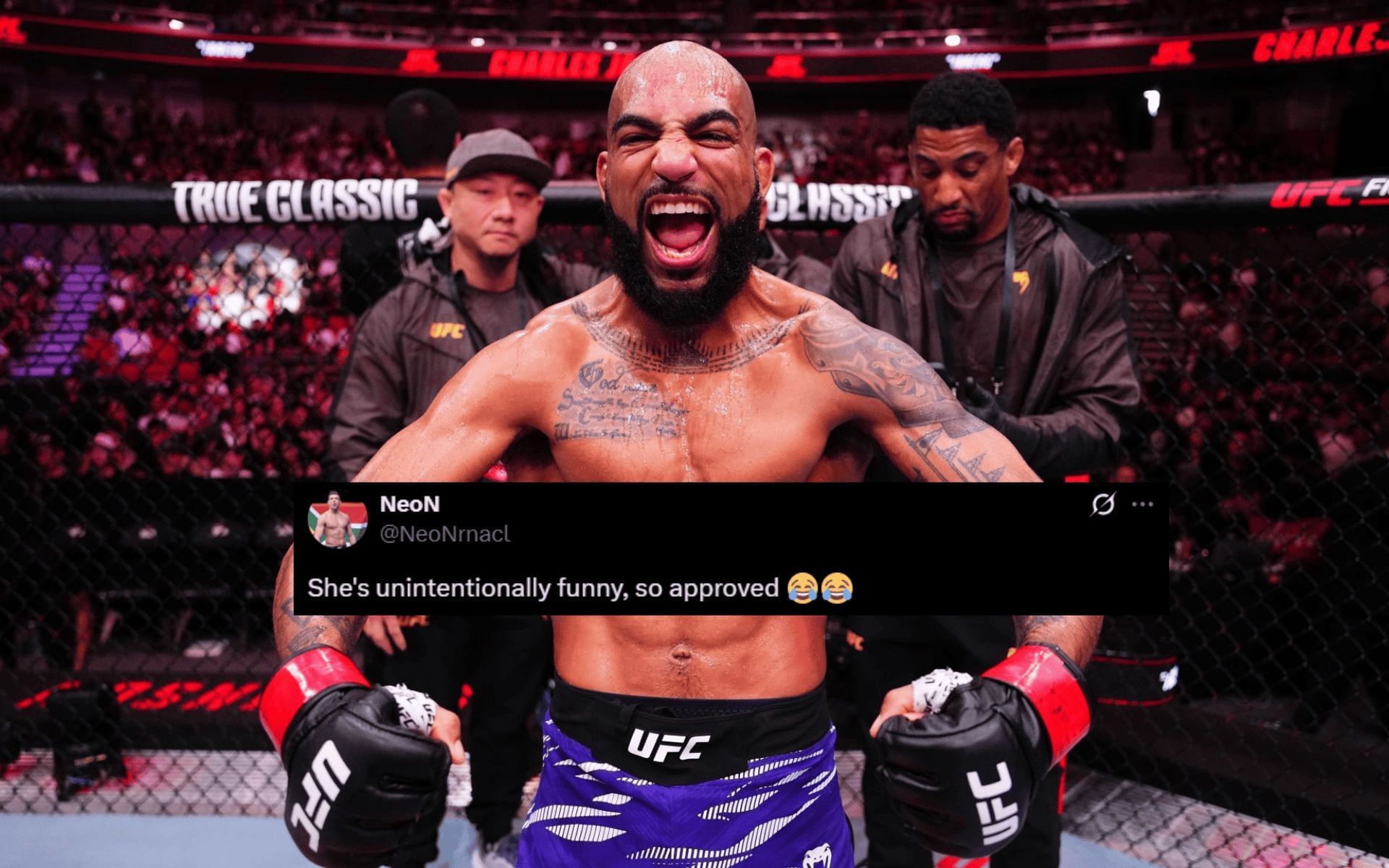 Fans react to Charles Johnson and his translator