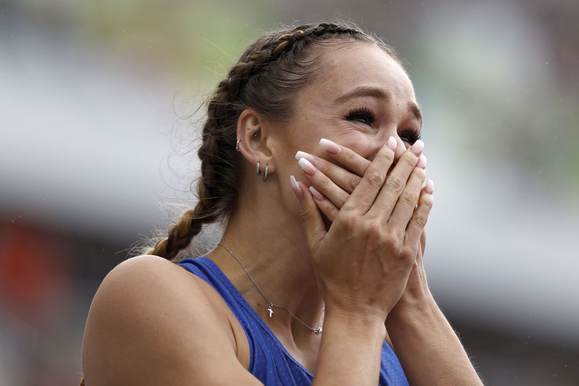 Steiner at the 2022 NCAA Division I Men&#039;s and Women&#039;s Outdoor Track &amp; Field Championship - Source: Getty