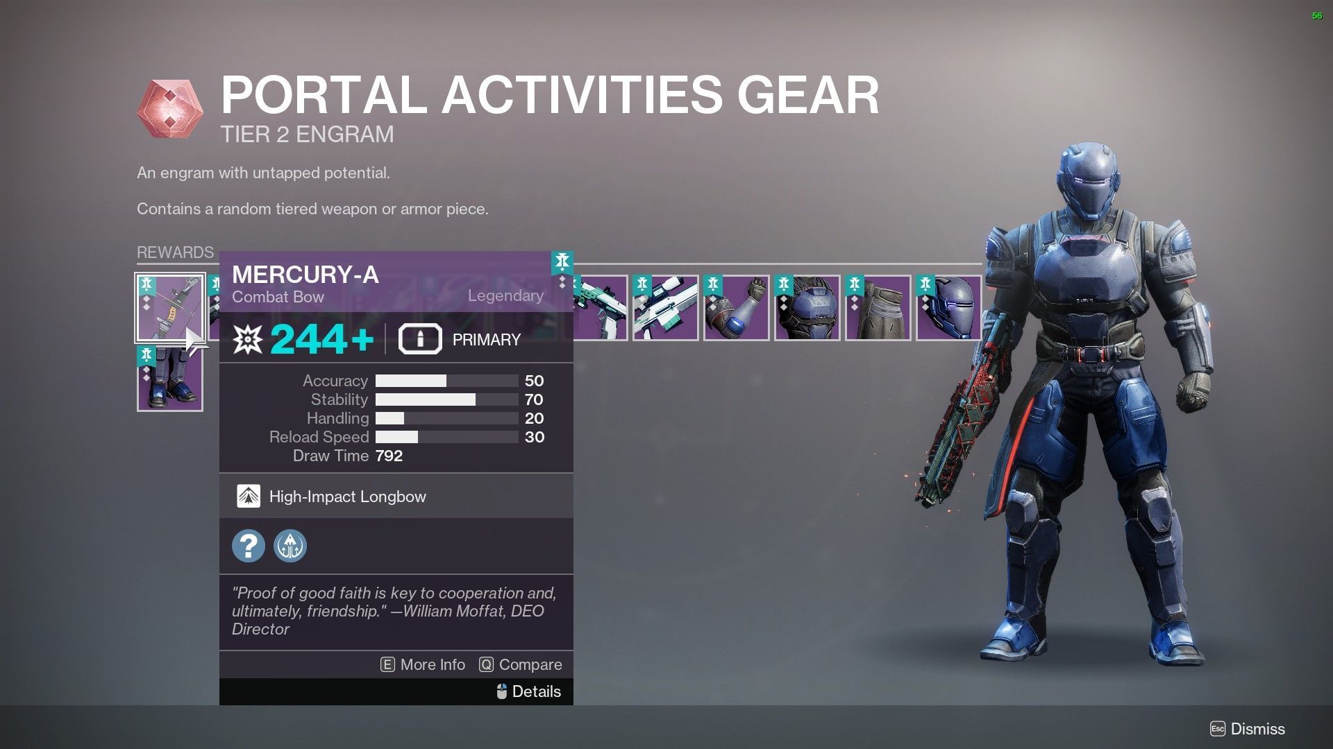 Mercury-A Bow in Destiny 2 (Image via Bungie)