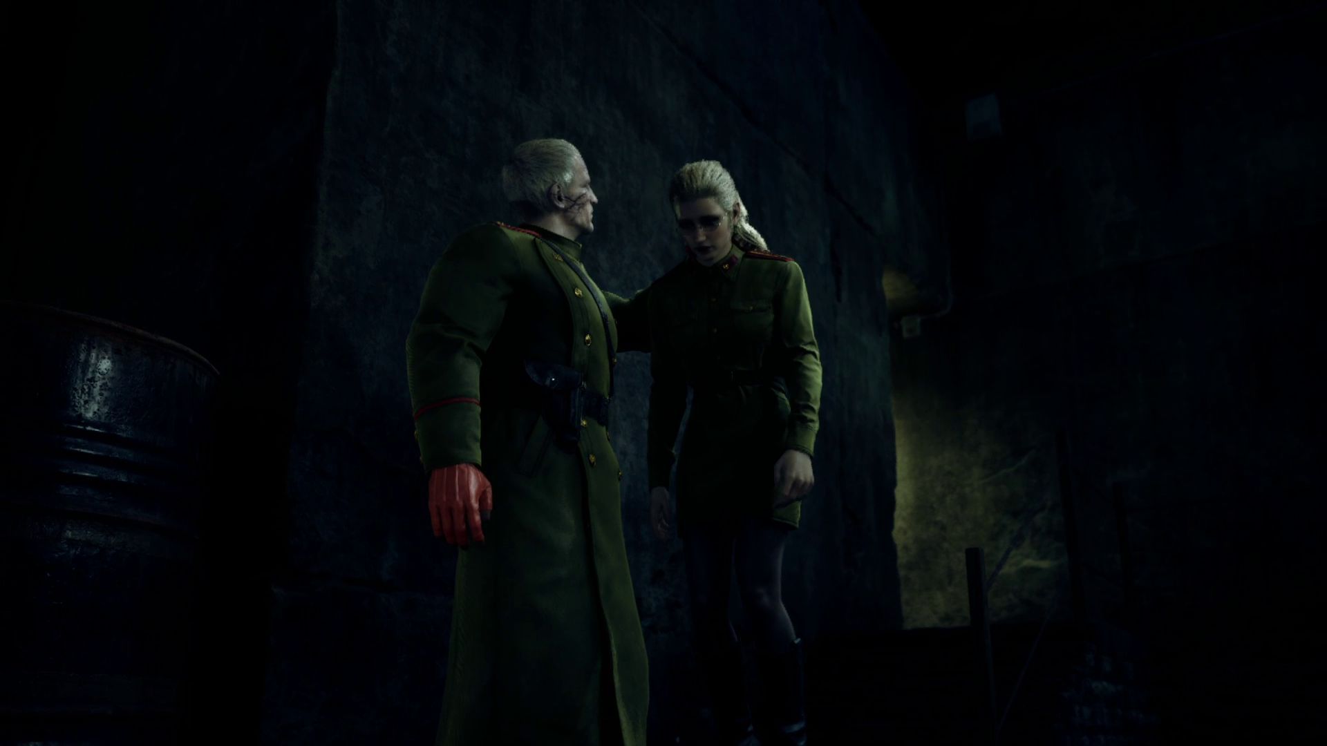 Volgin tortures Tanya outside the Warehouse (Image via KONAMI)