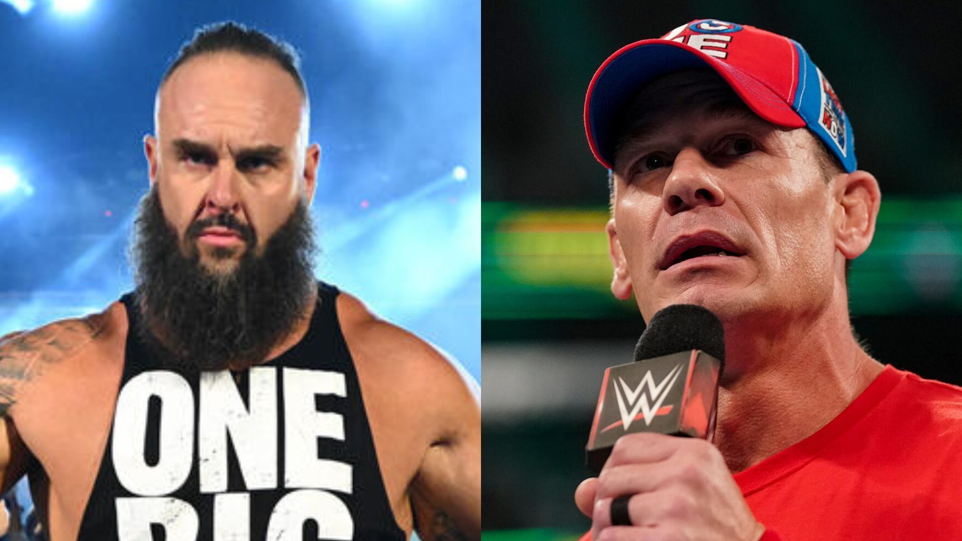 Braun Strowman and John Cena! [Images from WWE.com]