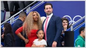 PICTURES: Serena Williams' husband Alexis Ohanian finds creative method to involve daughters Olympia and Adira in his workout