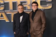(L-R) Joe Russo and Anthony Russo attends the world premiere of Netflix's "The Electric State" at The Egyptian Theatre Hollywood on February 24, 2025 in Los Angeles, California. (Photo by Maya Dehlin Spach/WireImage)