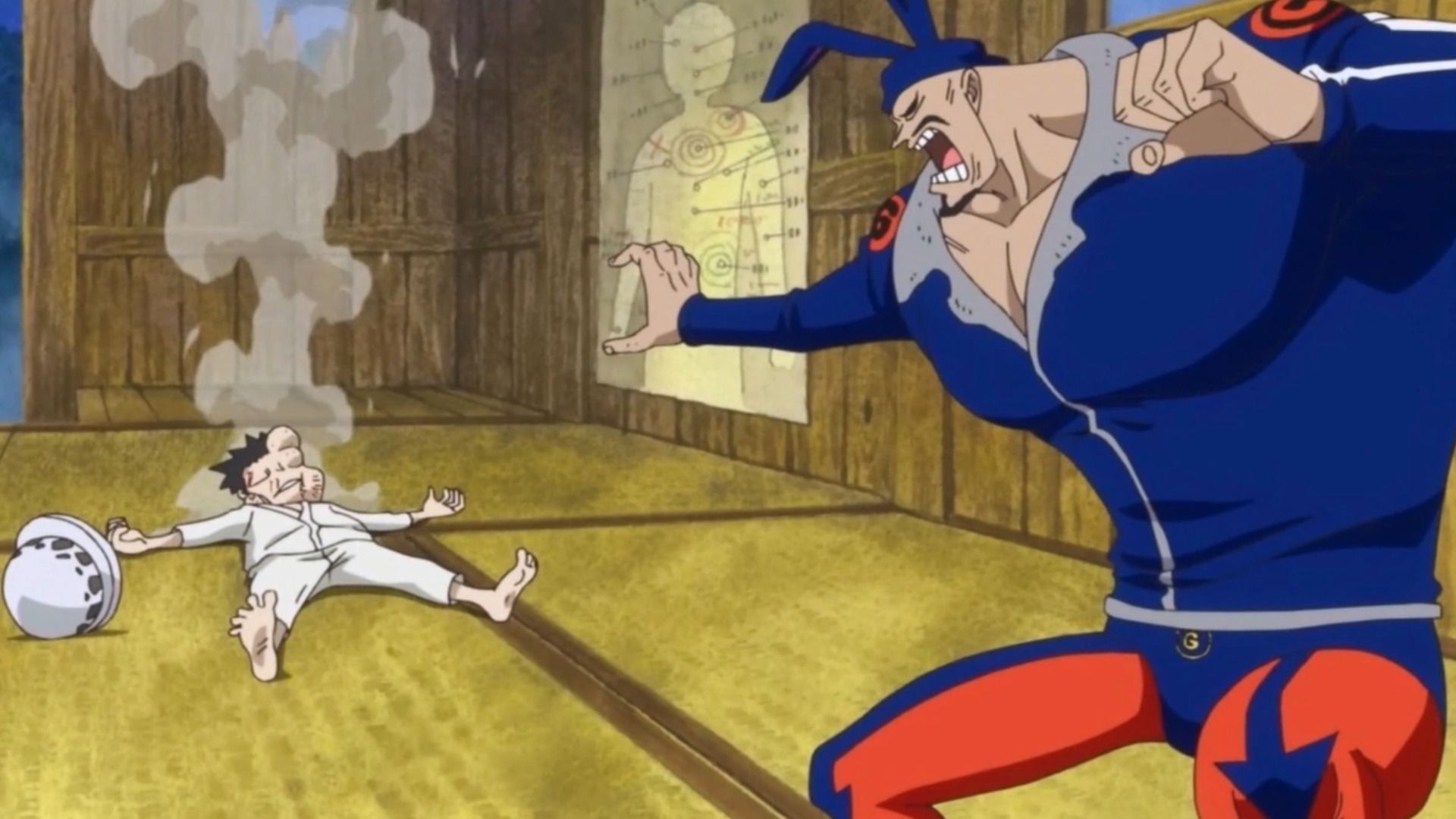 Lao G as seen in anime (Image via Toei Animation)