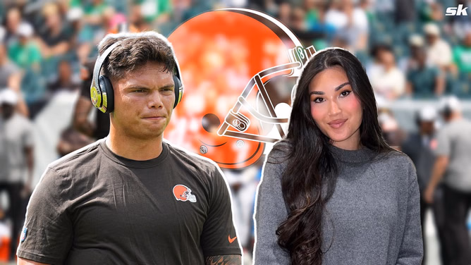 Dillon Gabriel's fiancée Zo Caswell flaunts custom gameday fit as the Browns rookie shines in preseason finale vs Rams