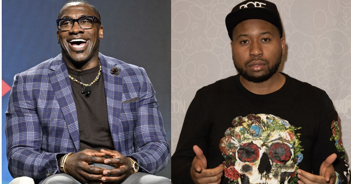 Shannon Sharpe - left, DJ Akademiks - right (Images via Getty) 