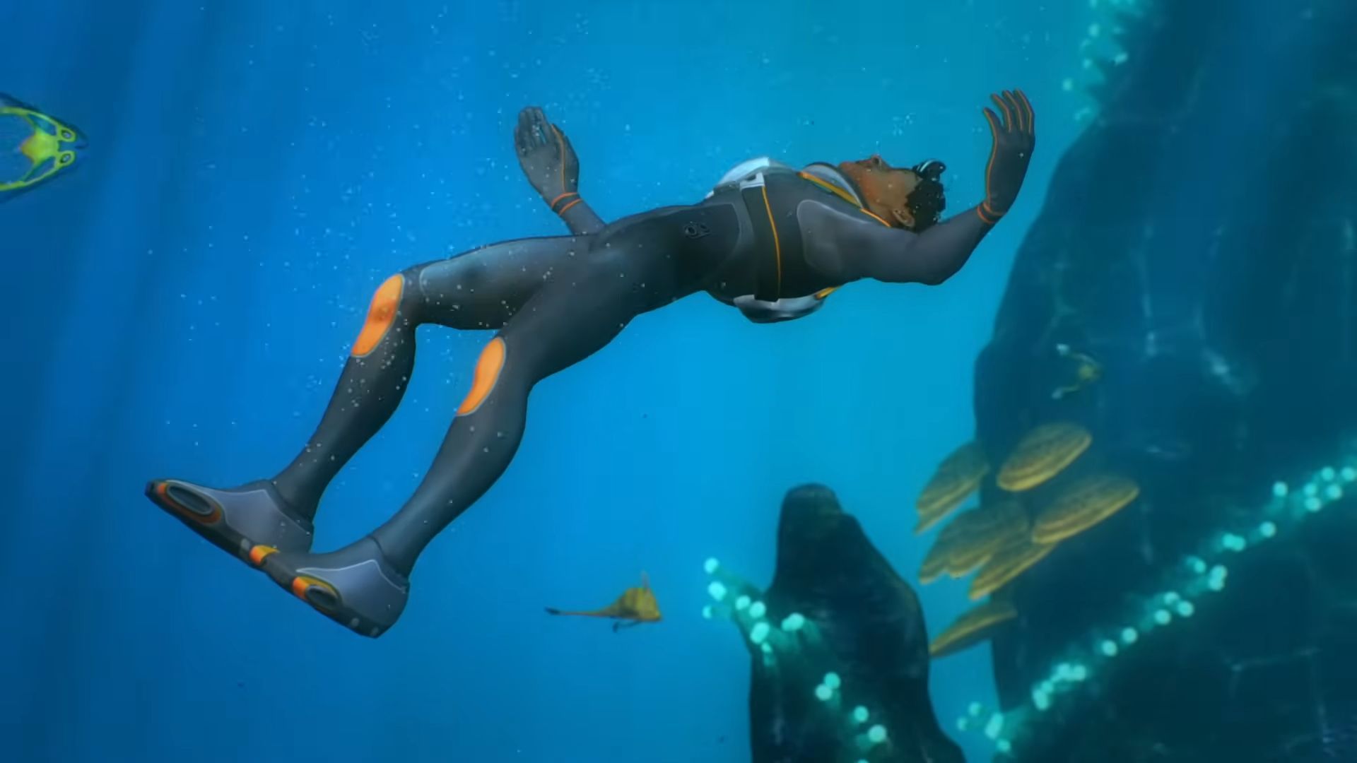 Glimpse from the Subnautica trailer (Image via Unknown Worlds Entertainment)