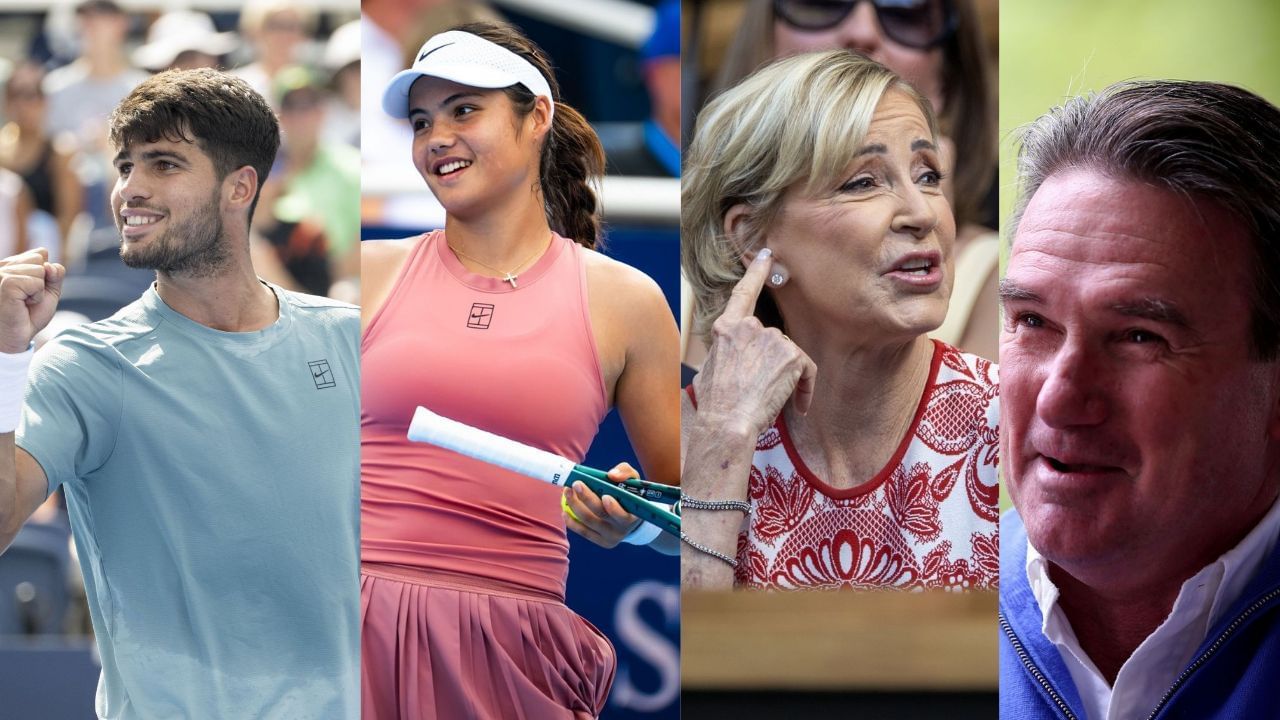 In Pictures: Carlos Alcaraz, Emma Raducanu, Chris Evert and Jimmy Connors (Image via: All Getty)