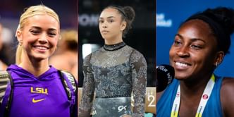 Coco Gauff, Olivia Dunne, and others react to Hezly Rivera earning a spot on the national team by dominating U.S. Gymnastics Championships