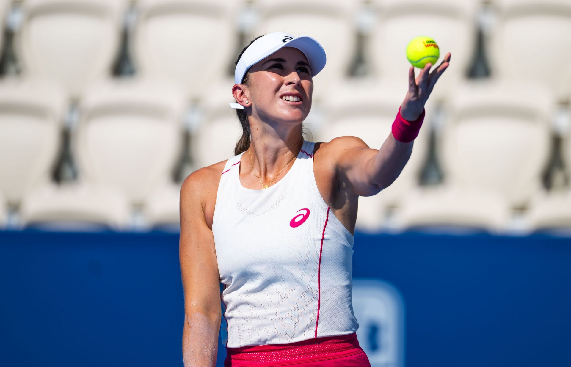 Belinda Bencic at the Cincinnati Open 2025 - Source: Getty