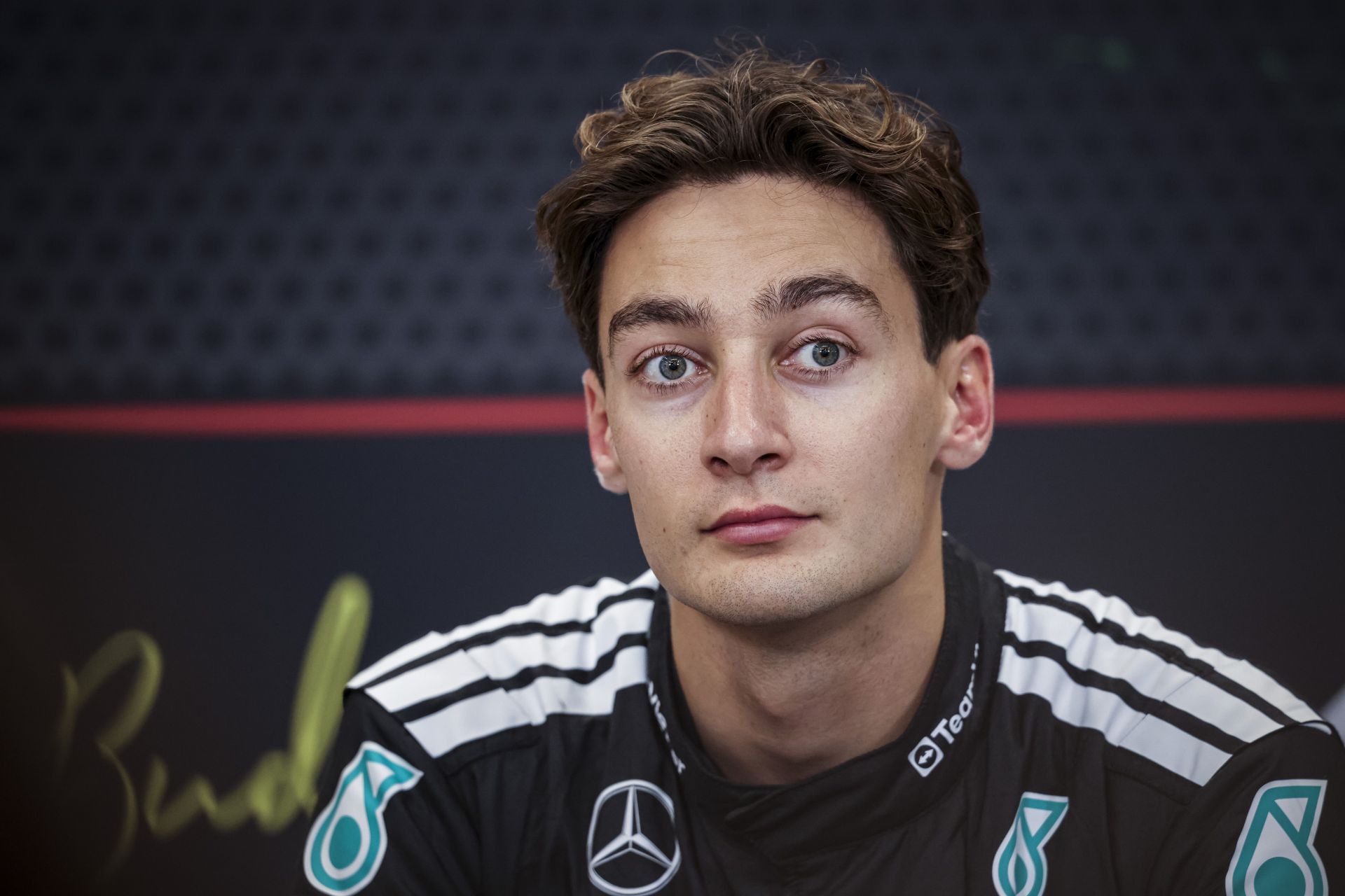 Mercedes&#039; George Russell after the F1 Hungarian Grand Prix. Source: Getty