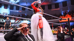 Chelsea Green reacts to her new team following historic WWE win