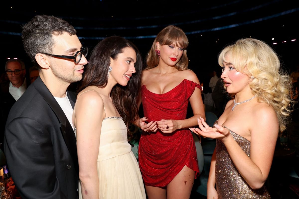 "Weird question, weird reaction": Internet reacts to Jack Antonoff's wife Margaret Qualley's response to being asked about Taylor Swift’s new album