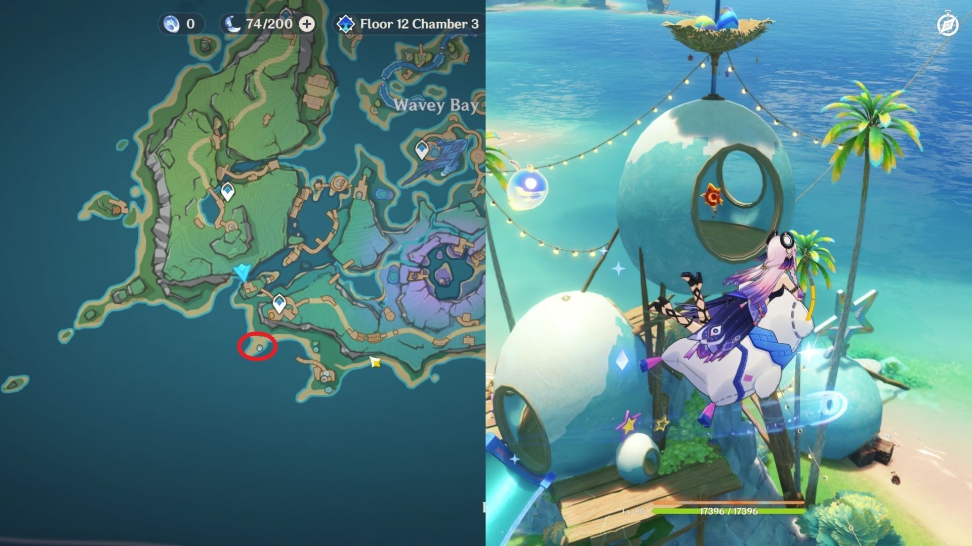 Inside the top-most room (Image via HoYoverse)