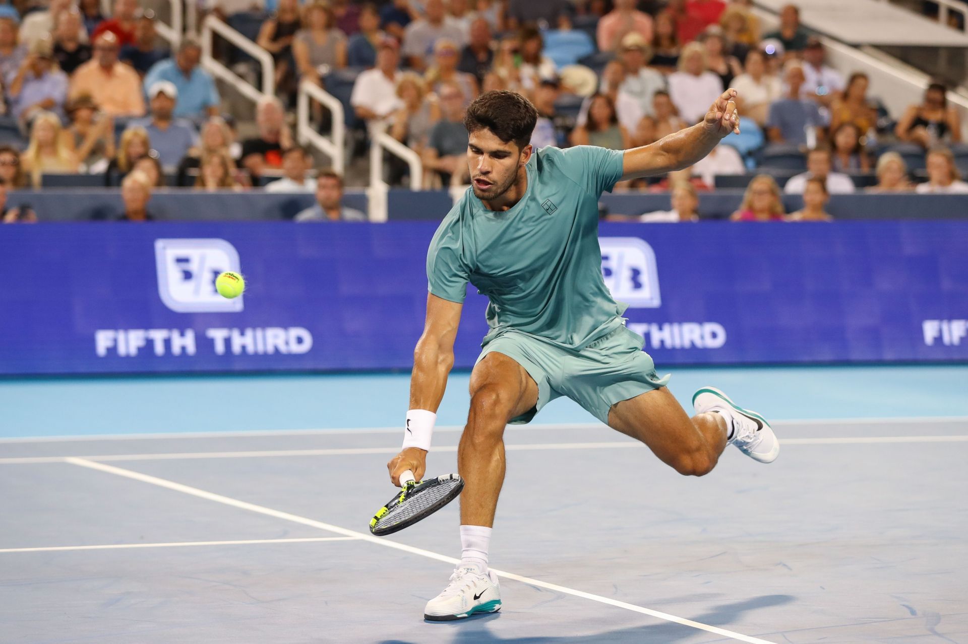 Carlos Alcaraz at the Cincinnati Open - (Source: Getty)