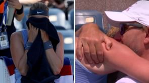 WATCH: Emotional scenes as Petra Kvitova breaks down in tears hugging husband after US Open heartbreak sends her into retirement