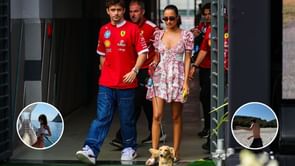 Charles Leclerc's girlfriend Alexandra Saint Mleux likes Lily Muni He's social media post featuring Alex Albon
