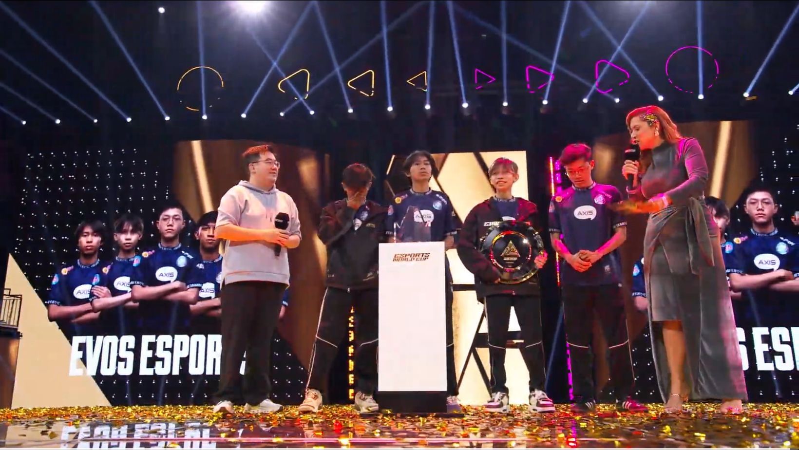 Evos won the Esports World Cup 2025 (Image via YouTube/FF Esports ID)