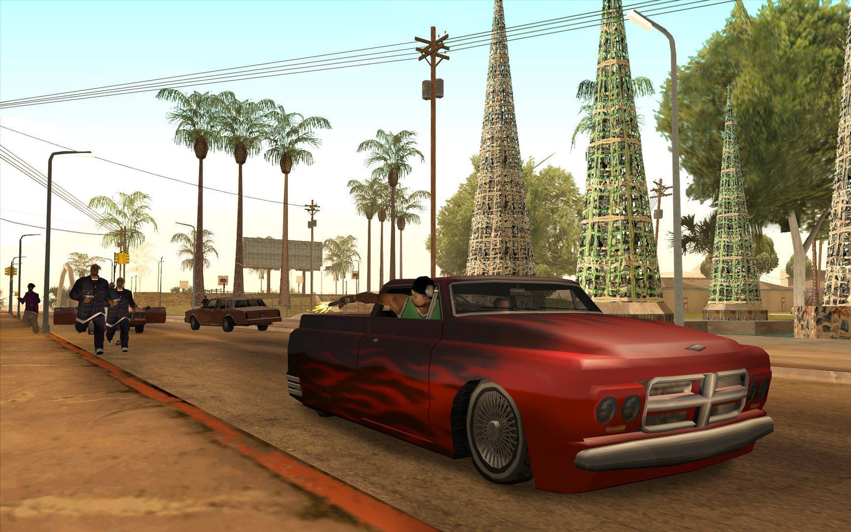 San Andreas Infinite Ammo cheat code (Image via Rockstar Games)