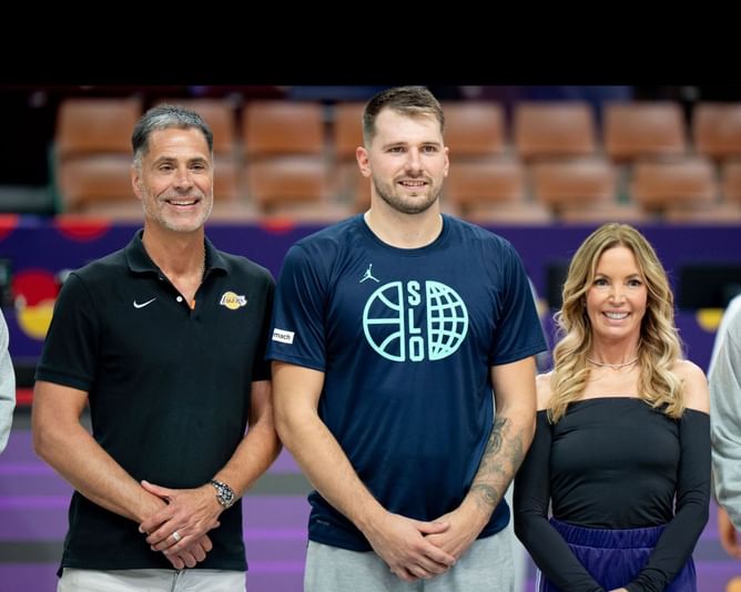 Lakers' Jeanie Buss and Rob Pelinka go the extra mile for Luka Doncic with heartfelt gesture ahead of EuroBasket
